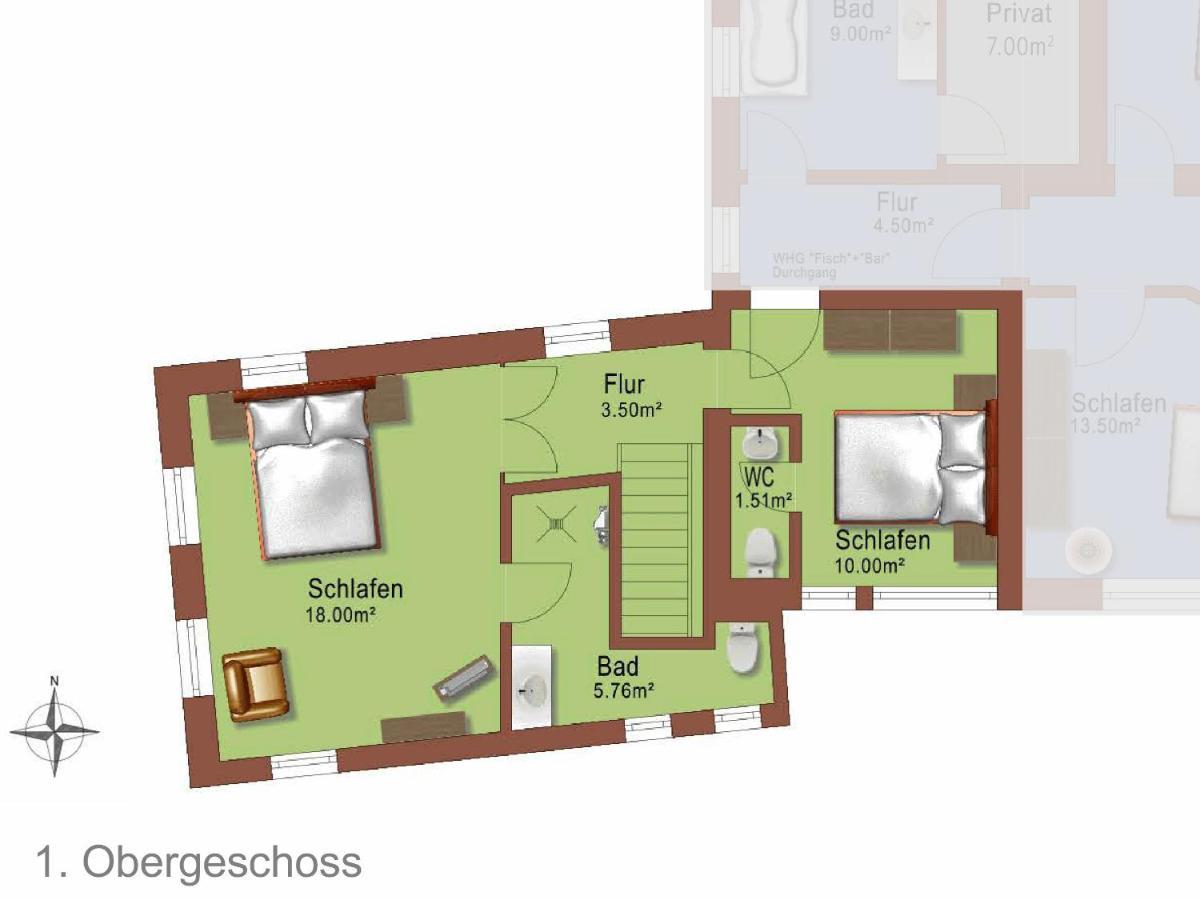 Ferienhaus Oberstaader Fewo Maisonette Энинген Экстерьер фото