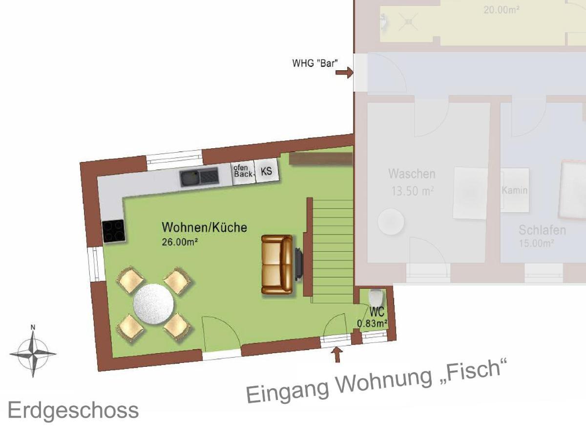 Ferienhaus Oberstaader Fewo Maisonette Энинген Экстерьер фото
